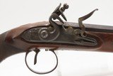 Antique ENGRAVED PAIR British WHEELER Flintlock DUELING/OFFICER’S PistolsHISTORICAL Attractive Late-1700s/Early-1800s BRACE w/ Set Triggers! - 4 of 25