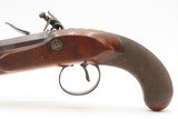 Antique ENGRAVED PAIR British WHEELER Flintlock DUELING/OFFICER’S PistolsHISTORICAL Attractive Late-1700s/Early-1800s BRACE w/ Set Triggers! - 15 of 25