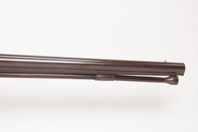 ENGRAVED English Antique ANN PATRICK 12 g. Percussion Single Barrel FOWLEREarly/Mid-1800s Large Bore w/PLATINUM INLAID BANDS - Image 3 of 25