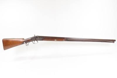 ENGRAVED English Antique ANN PATRICK 12 g. Percussion Single Barrel FOWLEREarly/Mid-1800s Large Bore w/PLATINUM INLAID BANDS - Image 2 of 25