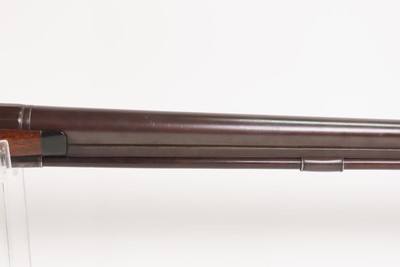 ENGRAVED English Antique ANN PATRICK 12 g. Percussion Single Barrel FOWLEREarly/Mid-1800s Large Bore w/PLATINUM INLAID BANDS - Image 4 of 25