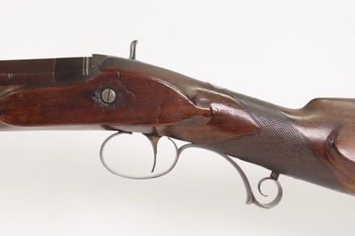 ENGRAVED English Antique ANN PATRICK 12 g. Percussion Single Barrel FOWLEREarly/Mid-1800s Large Bore w/PLATINUM INLAID BANDS - Image 24 of 25