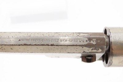 SERIAL #17 COLT Antique POCKET NAVY Cartridge Conversion .38 RF RevolverOne of 2,000 4-1/2” Barrel Cartridge Revolvers - Image 12 of 19