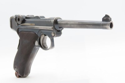 Scarce DWM M1906 ROYAL PORTUGUESE Contract Semi-Auto “M2” LUGER Pistol C&RMade in FINAL DAYS of the PORTUGUESE MONARCHY - Image 6 of 19