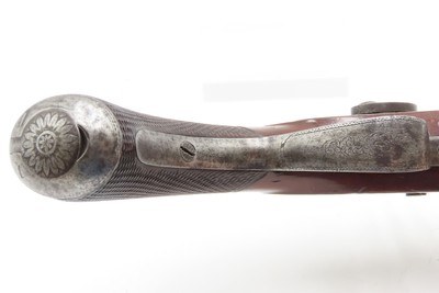 BRACE of ENGRAVED Antique PARKER FIELD & SONS Percussion DUELING PistolsHISTORICAL Pair of LONDON Made DUELERS - Image 10 of 25