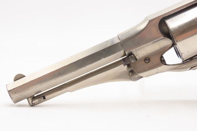 Antique REMINGTON New Model POLICE .38 RF CONVERSION Revolver w/IVORY GRIPS Factory Converted to .38 Rimfire Cartridge - Image 17 of 17