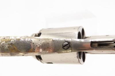 Antique REMINGTON New Model POLICE .38 RF CONVERSION Revolver w/IVORY GRIPS Factory Converted to .38 Rimfire Cartridge - Image 15 of 17