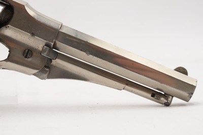 Antique REMINGTON New Model POLICE .38 RF CONVERSION Revolver w/IVORY GRIPS Factory Converted to .38 Rimfire Cartridge - Image 4 of 17