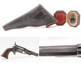 CIVIL WAR Era Antique COLT M1855 ROOT Sidehammer Revolver w/HOLSTER & PHOTO PERCUSSION .28 Caliber POCKET Revolver - 1 of 20
