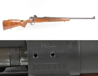 WORLD WAR 2 U.S. SMITH-CORONA M1903A3 .30-06 Bolt Action C&R MILITARY Rifle Sporterized Conversion of 1943 mfr. Infantry Rifle