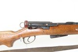SWISS M1896/11 Straight Pull SCHMIDT-RUBIN 7.5x55mm C&R MILITARY Rifle WWI Era 1910s Swiss INFANTRY Rifle w/LEATHER SLING - 5 of 25