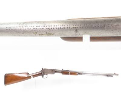 WINCHESTER Model 1906 PUMP / Slide Action .22 SLLR Takedown RIFLE made 1908 Takedown Model in .22 Short, Long, and Long Rifle