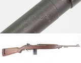 WORLD WAR II Era U.S. UNDERWOOD M1 Carbine .30 SUPPORT TROOP Rifle WWII C&R With CANVAS WEB SLING & OILER - 1 of 22