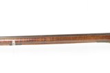 TIGER MAPLE Antique AMERICAN Full Stock Percussion HOMESTEAD/HUNTING RifleCIVIL WAR Era GAME GETTING .28 Cal. Smoothbore - 22 of 25