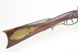 TIGER MAPLE Antique AMERICAN Full Stock Percussion HOMESTEAD/HUNTING RifleCIVIL WAR Era GAME GETTING .28 Cal. Smoothbore - 7 of 25