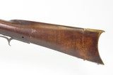 TIGER MAPLE Antique AMERICAN Full Stock Percussion HOMESTEAD/HUNTING RifleCIVIL WAR Era GAME GETTING .28 Cal. Smoothbore - 24 of 25