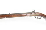 TIGER MAPLE Antique AMERICAN Full Stock Percussion HOMESTEAD/HUNTING RifleCIVIL WAR Era GAME GETTING .28 Cal. Smoothbore - 23 of 25
