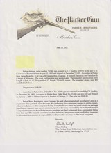 LETTERED Antique PARKER BROTHERS Side by Side DH Grade 3 HAMMERLESS Shotgun 1892 FACTORY ENGRAVED GRADE 3 12 Gauge w/EXTRACTOR - 25 of 25