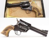 MATCHING Factory Boxed RUGER BLACKHAWK .357 MAGNUM Six-Shot Revolver C& Desirable “THREE-SCREW” Design with STAG GRIPS - 1 of 20