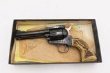 MATCHING Factory Boxed RUGER BLACKHAWK .357 MAGNUM Six-Shot Revolver C& Desirable “THREE-SCREW” Design with STAG GRIPS - 2 of 20