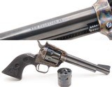 1971 mfr. COLT Single Action “NEW FRONTIER” .22 RF C&R Revolver8-ShotTarget Shooter w/ EXTRA .22 MAGNUM CYLINDER - 1 of 20