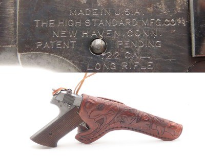 HIGH STANDARD Model H-D “MILITARY” .22 LR Semi-Auto Pistol C&R w/HOLSTER With a Reputation for RELIABILITY and ACCURACY