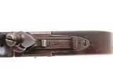Engraved CASED BRACE of British BANNER Antique Boxlock FLINTLOCK PistolsWith WOODEN CASE, TWO FLINTS, & PICK/SCREWDRIVER - 11 of 25