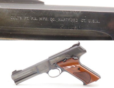 1968-70 mfr. COLT WOODSMAN .22 LR “MATCH TARGET” 3rd Series RF Pistol C&R Third Series of WOODSMAN PISTOLS - Image 1 of 21