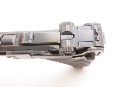 Police Marked “L. Hi. 125.”GERMAN LUGER 9mm Semi-Auto P08 C&R WaA66 Proof Mid 1920s-30s Mfr. with “CROWN/N” Proof Post-WWI - Image 9 of 23