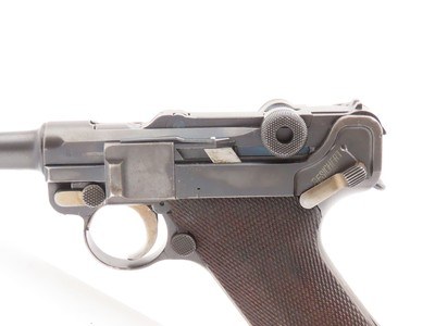 Police Marked “L. Hi. 125.”GERMAN LUGER 9mm Semi-Auto P08 C&R WaA66 Proof Mid 1920s-30s Mfr. with “CROWN/N” Proof Post-WWI - Image 4 of 23