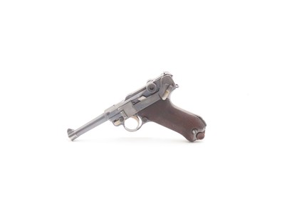 Police Marked “L. Hi. 125.”GERMAN LUGER 9mm Semi-Auto P08 C&R WaA66 Proof Mid 1920s-30s Mfr. with “CROWN/N” Proof Post-WWI - Image 2 of 23