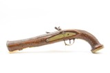 LEBANESE Flintlock BLUNDERBUSS Pistol by ASSAAD ATA of ZAHLÉ Antique ELEGANT Damascus Twist Barrel & Wire Inlays Throughout - 2 of 18