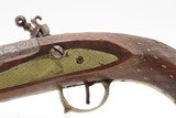 LEBANESE Flintlock BLUNDERBUSS Pistol by ASSAAD ATA of ZAHLÉ Antique ELEGANT Damascus Twist Barrel & Wire Inlays Throughout - 9 of 18