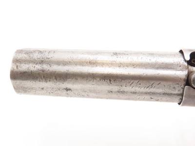 GOLD RUSH Era ALLEN & THURBER Antique WORCHESTER Period PEPPERBOX RevolverENGRAVED First DA Revolving Percussion Pistol - Image 11 of 18