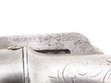GOLD RUSH Era ALLEN & THURBER Antique WORCHESTER Period PEPPERBOX RevolverENGRAVED First DA Revolving Percussion Pistol - 6 of 18