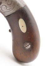 SCARCE ANTEBELLUM Antique STOCKING & Co. .31 Perc. PEPPERBOX Point & ShootENGRAVED Pre-CIVIL WAR Era 6-Shot BELLY GUN - 3 of 16