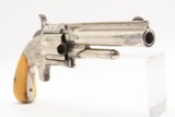 CASED & ENGRAVED Antique SMITH & WESSON Number 1-1/2 WILD WEST .32 Revolver FRONTIER .32 Caliber RF Spur Trigger w/IVORY GRIPS - 17 of 19