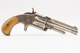CASED & ENGRAVED Antique SMITH & WESSON Number 1-1/2 WILD WEST .32 Revolver FRONTIER .32 Caliber RF Spur Trigger w/IVORY GRIPS - 4 of 19
