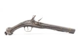 PAIR of ENGRAVED & SILVER INLAID Antique Ornate CAUCASIAN Flintlock Pistols OTTOMAN Early 18th Century DRAGOON Horse Pistols - Image 17 of 25