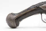 PAIR of ENGRAVED & SILVER INLAID Antique Ornate CAUCASIAN Flintlock Pistols OTTOMAN Early 18th Century DRAGOON Horse Pistols - Image 25 of 25