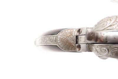 1863 mfr. ENGRAVED Antique CIVIL WAR Antique COLT M1860 .44 Percussion ARMY ENGRAVER RACHEL WELLS w/ SHOULDER STOCK - Image 6 of 25