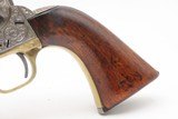 1863 mfr. ENGRAVED Antique CIVIL WAR Antique COLT M1860 .44 Percussion ARMY ENGRAVER RACHEL WELLS w/ SHOULDER STOCK - 15 of 25