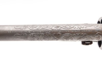 1863 mfr. ENGRAVED Antique CIVIL WAR Antique COLT M1860 .44 Percussion ARMY ENGRAVER RACHEL WELLS w/ SHOULDER STOCK - Image 25 of 25
