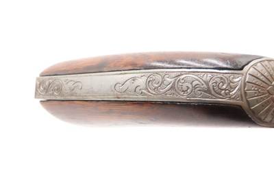 1863 mfr. ENGRAVED Antique CIVIL WAR Antique COLT M1860 .44 Percussion ARMY ENGRAVER RACHEL WELLS w/ SHOULDER STOCK - Image 10 of 25