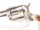 RUGER VAQUERO Single Action .45 Long Colt 6-SHOT Modern Revolver STAG GRIP1997 mfg. Based on the RUGER BLACKHAWK - 4 of 19