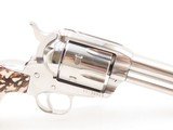 RUGER VAQUERO Single Action .45 Long Colt 6-SHOT Modern Revolver STAG GRIP1997 mfg. Based on the RUGER BLACKHAWK - 18 of 19