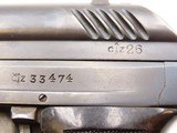 1926 mfr CZECH 9mm Kurz (380 ACP) CZ vz. M24 Semi-Auto Pistol C&R w/HOLSTER Pre-WORLD WAR II GERMAN OCCUPATION MODEL 24 - 8 of 23