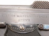 Austrian STEYR PIEPER M1909 .25 ACP Self-Defense SEMI-AUTOMATIC Pistol C&RCONCEAL & CARRY Made circa 1919 with 2 EXTRA MAGS - 7 of 20