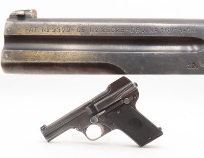 Austrian STEYR M1908/34 Semi-Auto THIRD REICH STATE SECURITY Pistol C&R“S.W. 4835” SICHERHEITWACHE (State Security) Marked