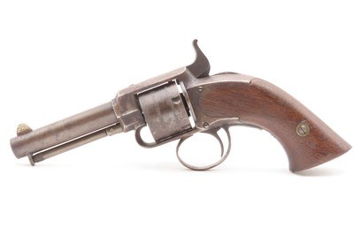 Late 1860s VERY RARE Antique JAMES WARNER .30 RF Cartridge POCKET RevolverNICE & SCARCE Pocket Pistol; 1 of only 1,000 Made - Image 12 of 18